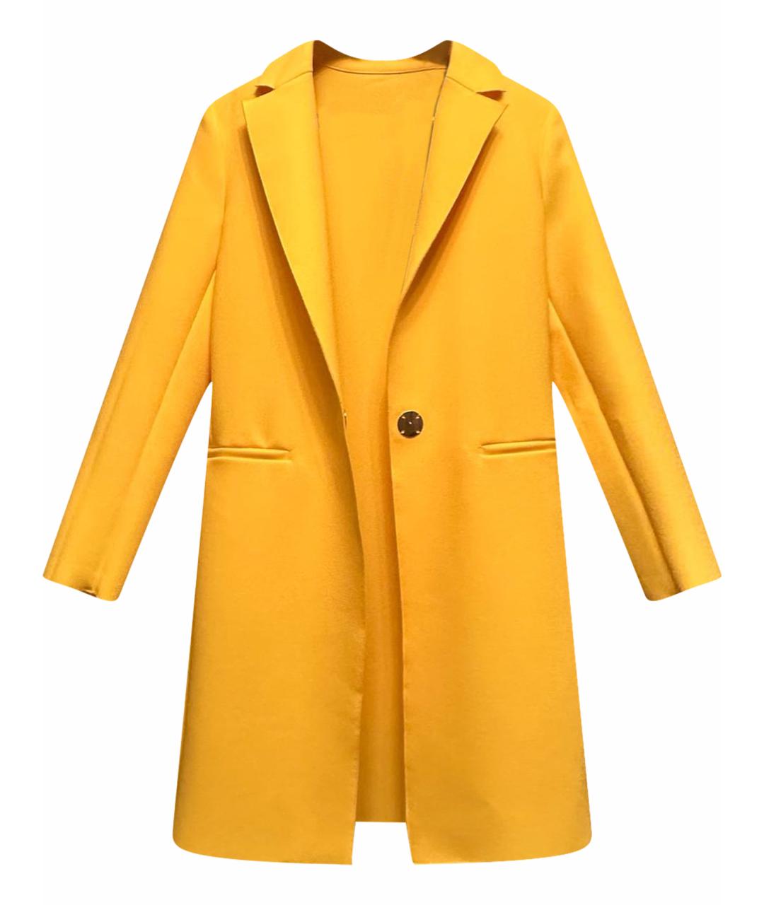 PINKO Желтый полиэстеровый жакет/пиджак, фото 1