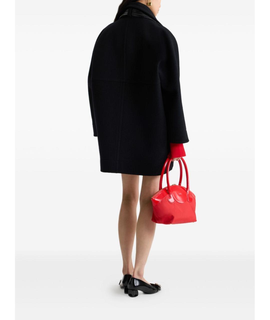 PATOU Черное шерстяное пальто, фото 4