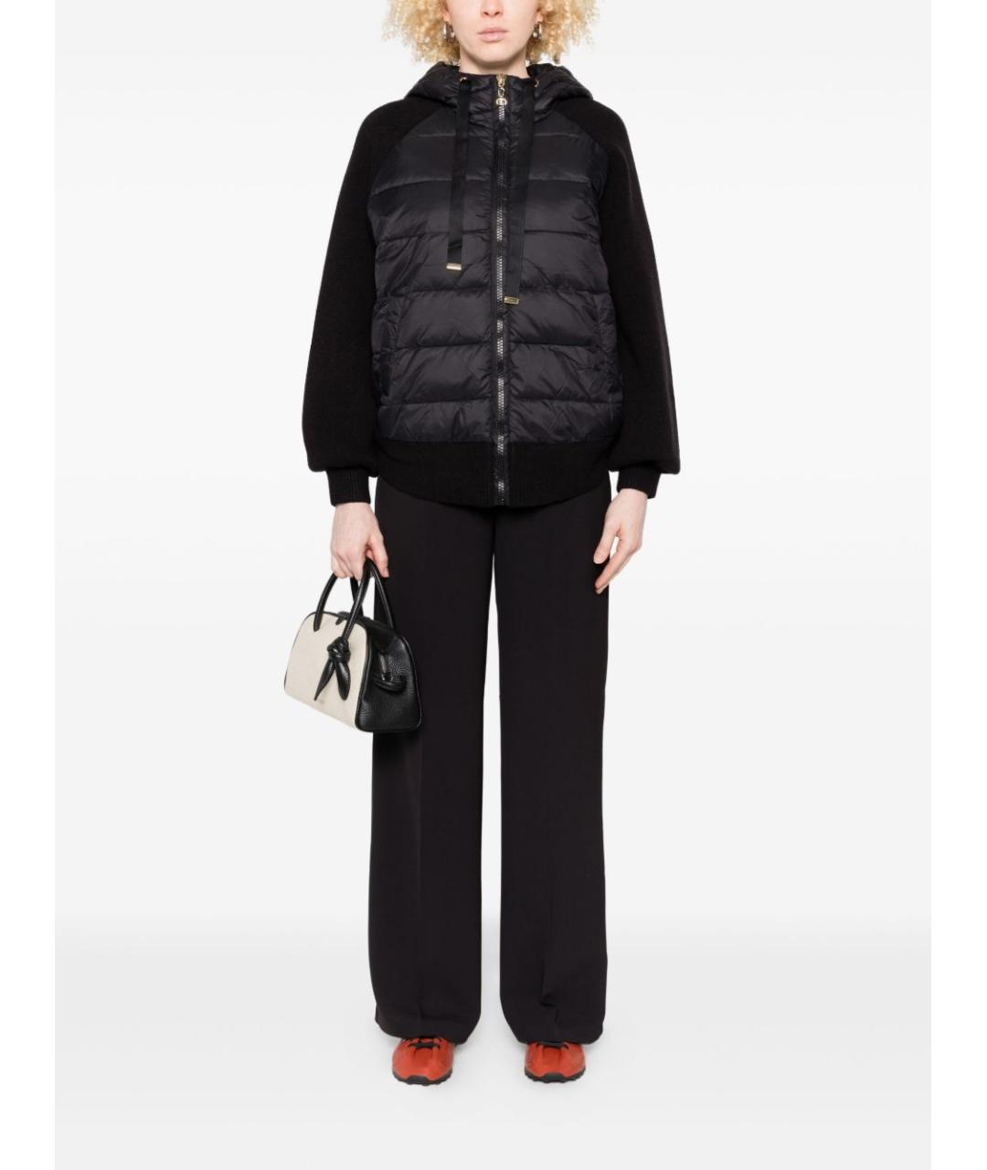 TWIN-SET Черная полиамидовая куртка, фото 3