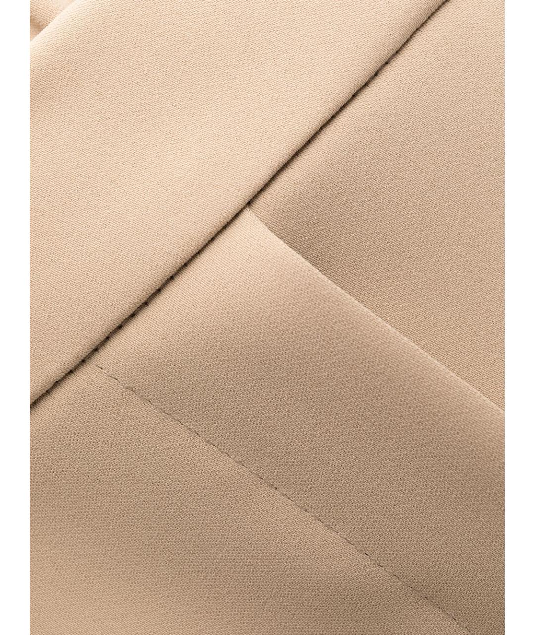 P.A.R.O.S.H. Бежевые прямые брюки, фото 2