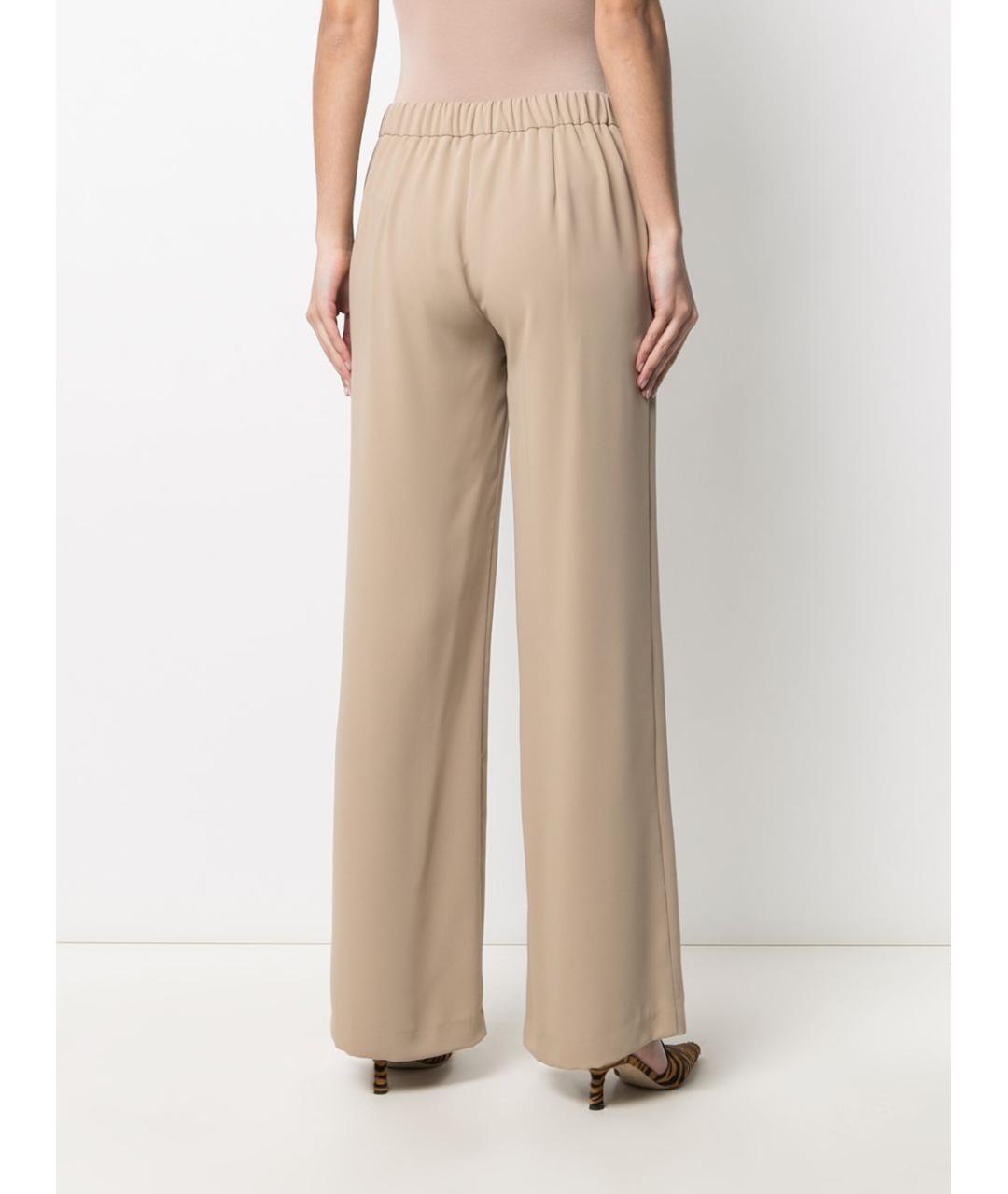 P.A.R.O.S.H. Бежевые прямые брюки, фото 5