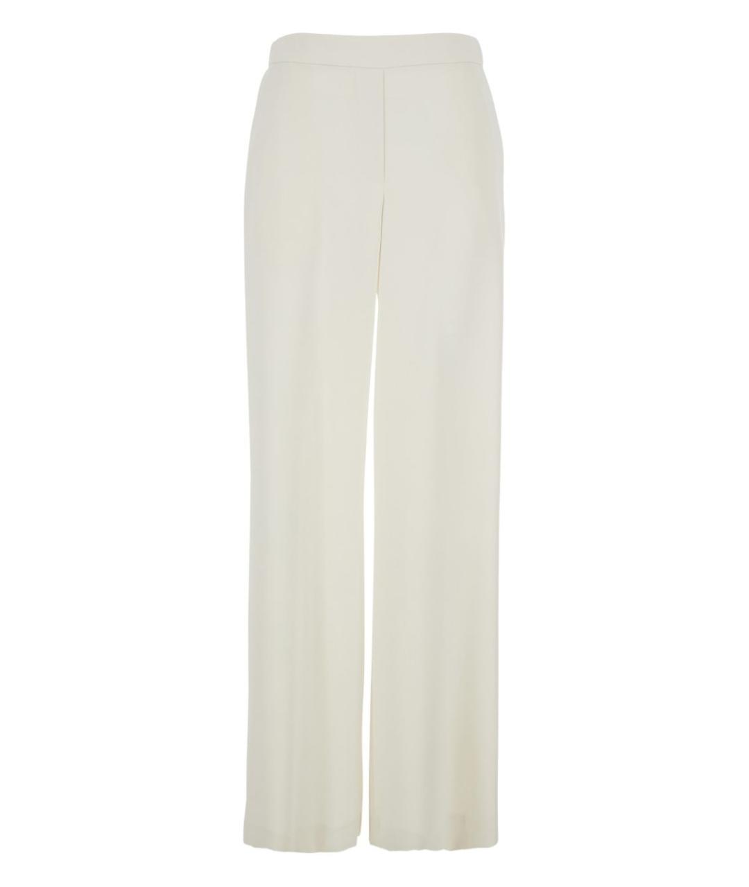 P.A.R.O.S.H. Белые прямые брюки, фото 1