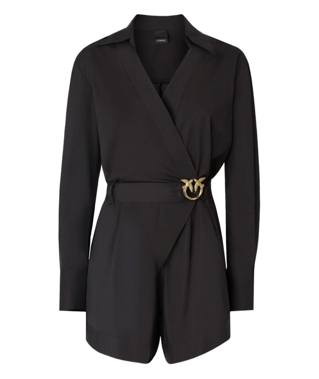 PINKO Черный хлопковый костюм с брюками, фото 1
