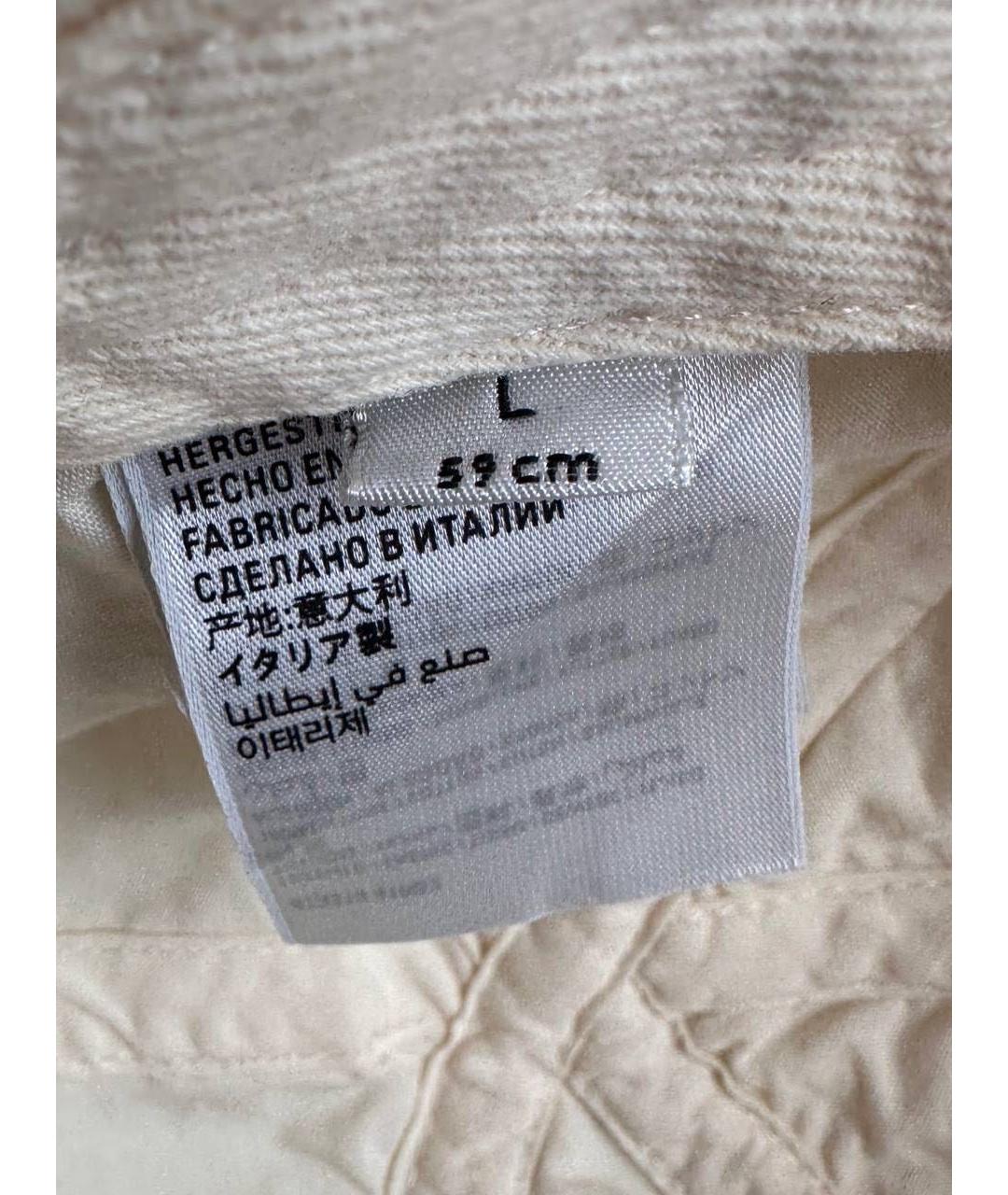 BALENCIAGA Бежевая хлопковая кепка/бейсболка, фото 5