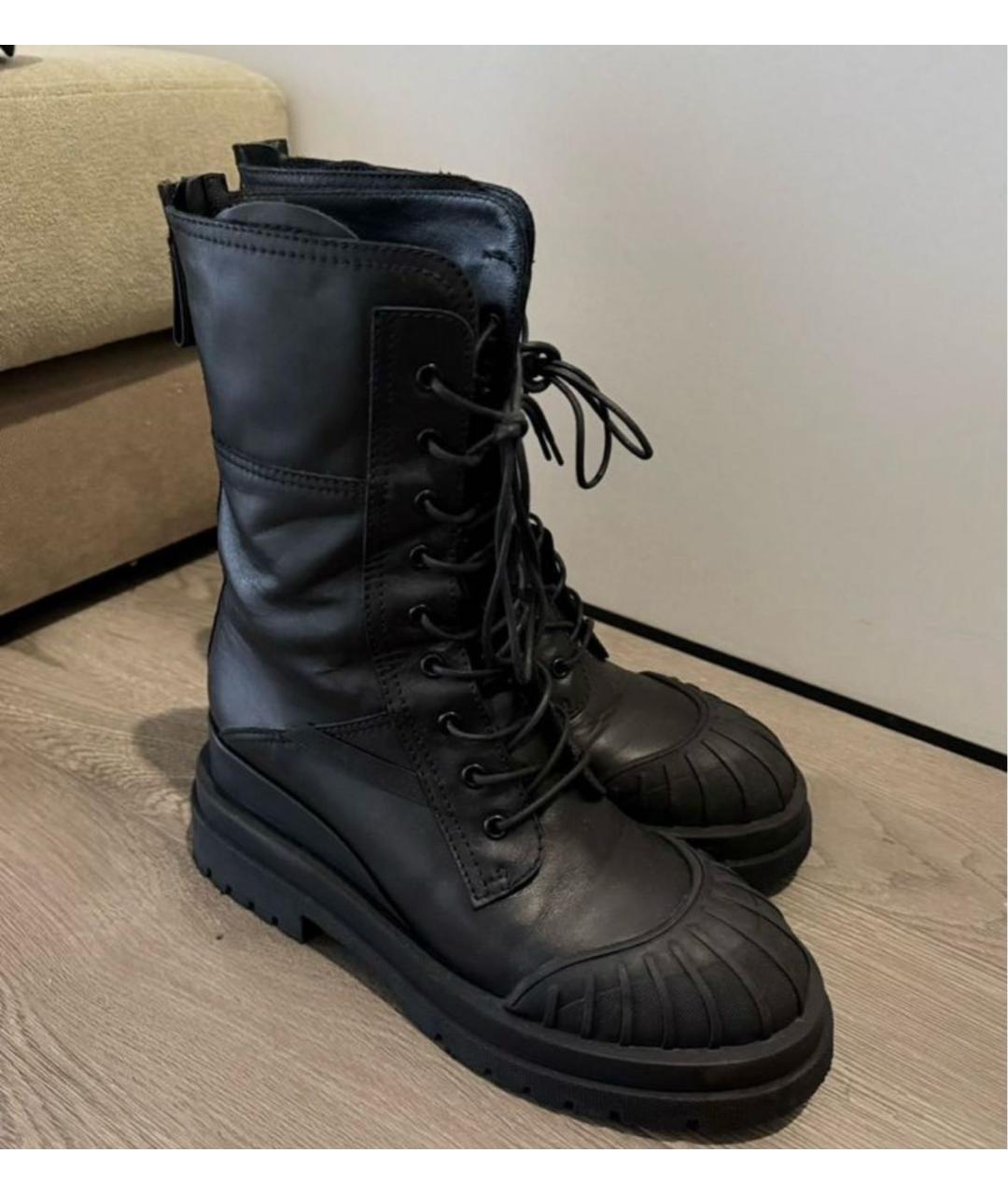PREMIATA Черные кожаные ботинки, фото 5