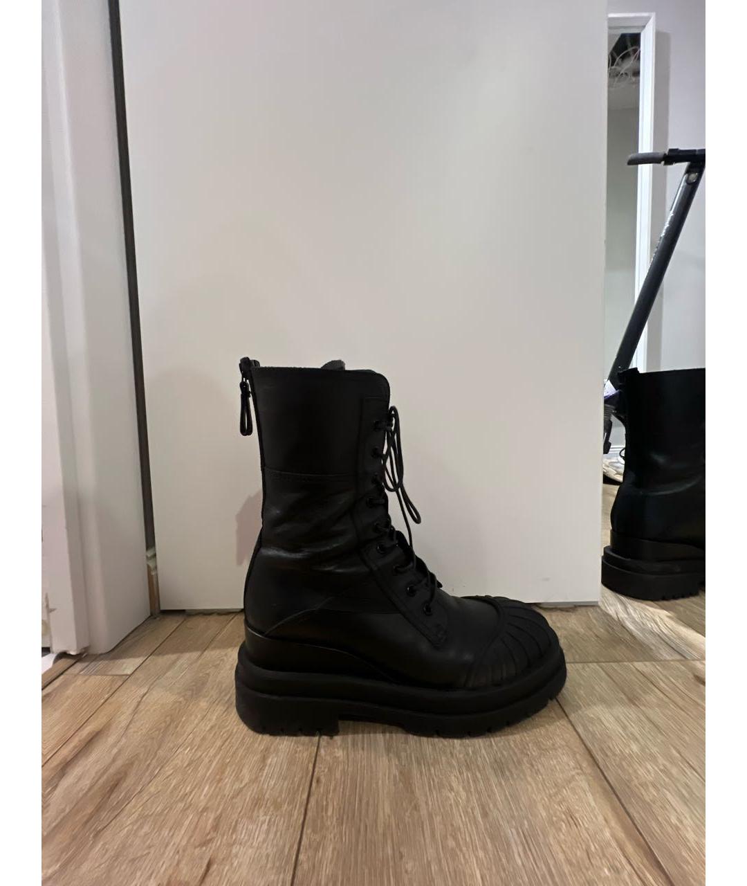 PREMIATA Черные кожаные ботинки, фото 8