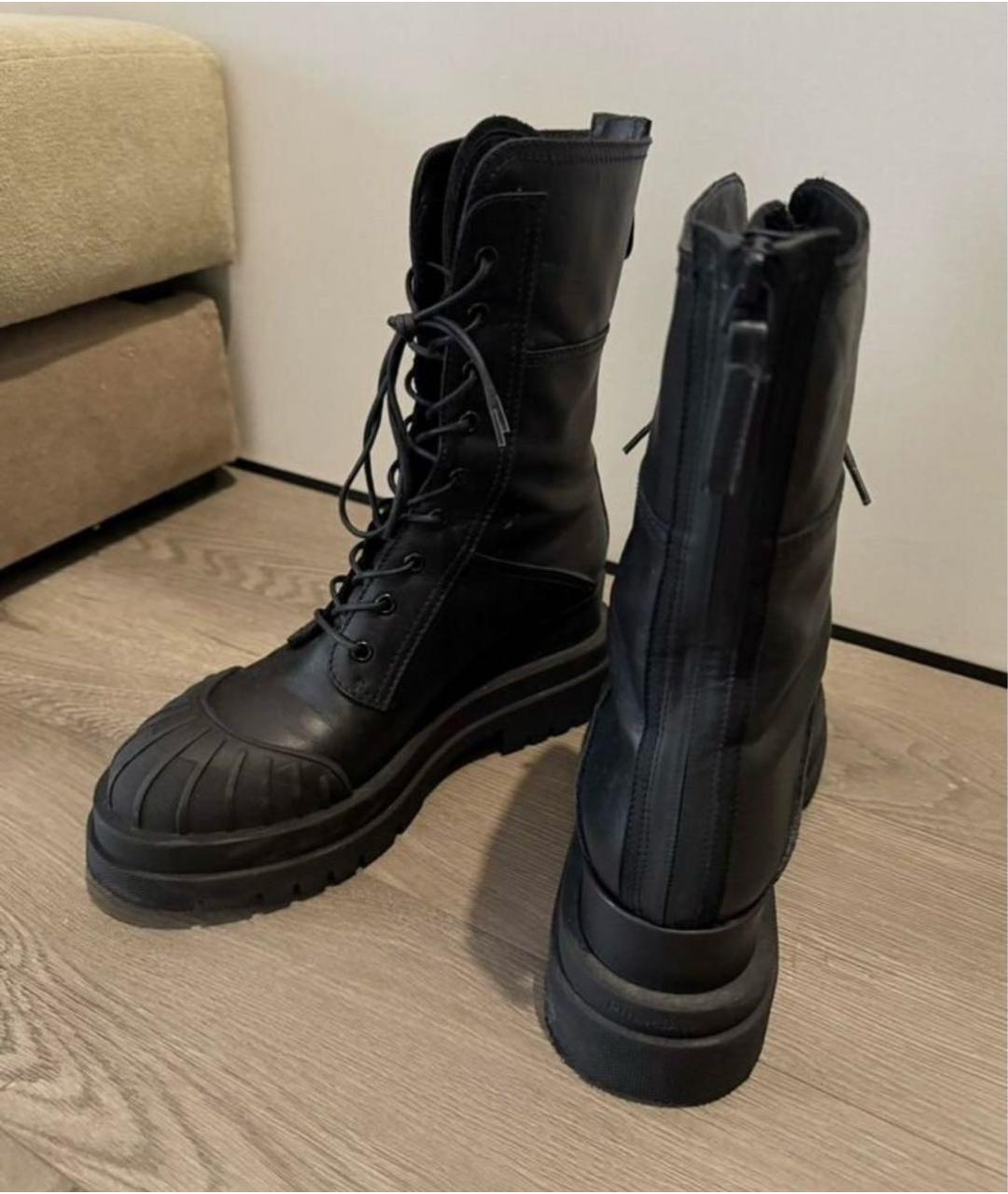 PREMIATA Черные кожаные ботинки, фото 7