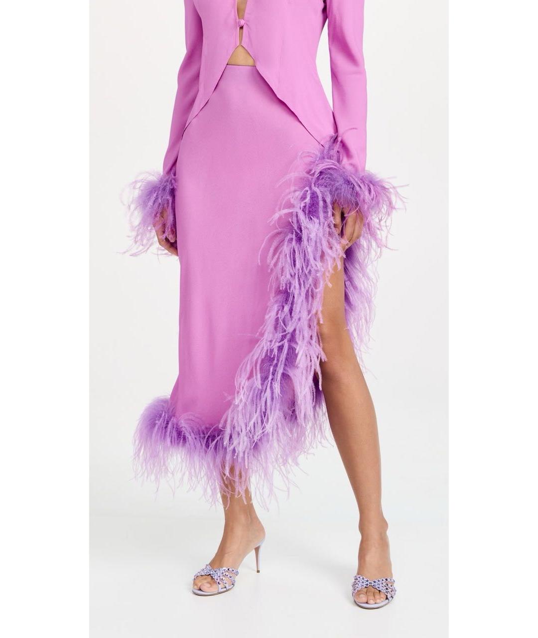 GIUSEPPE DI MORABITO Розовая юбка миди, фото 2