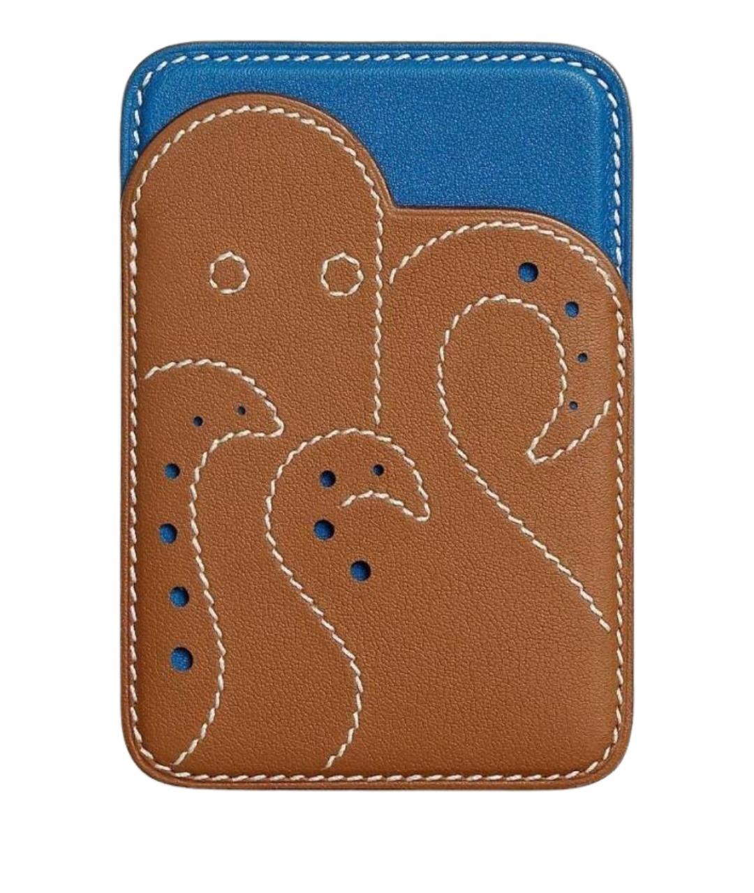 HERMES Мульти кожаный кардхолдер, фото 1