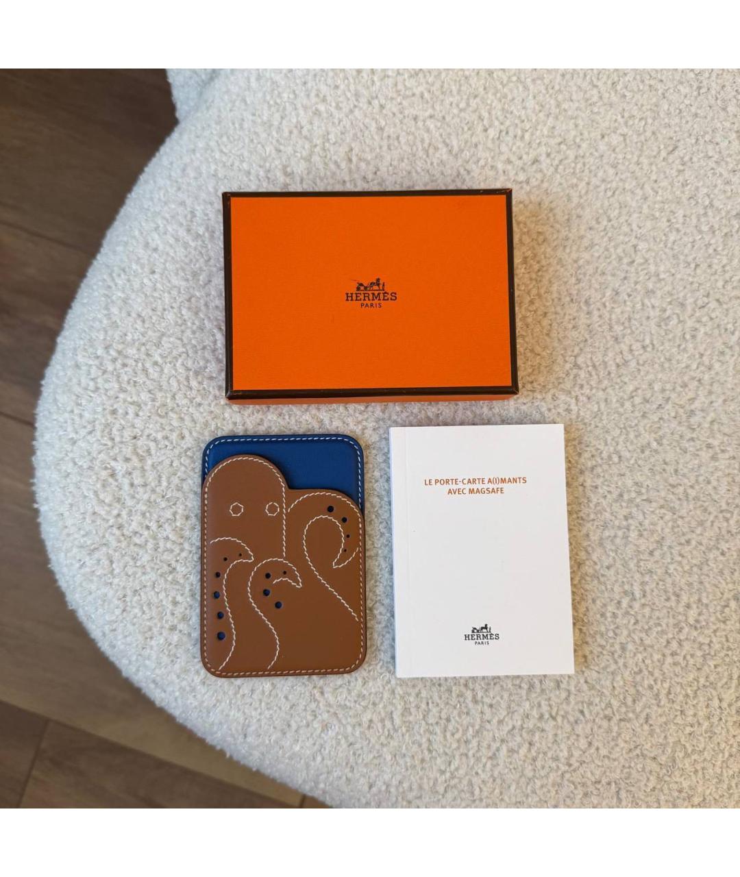 HERMES Мульти кожаный кардхолдер, фото 4