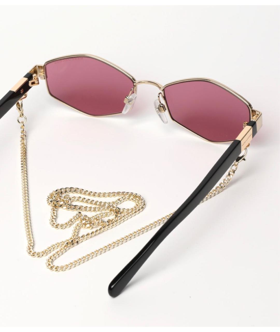 MARC JACOBS Розовые металлические солнцезащитные очки, фото 2
