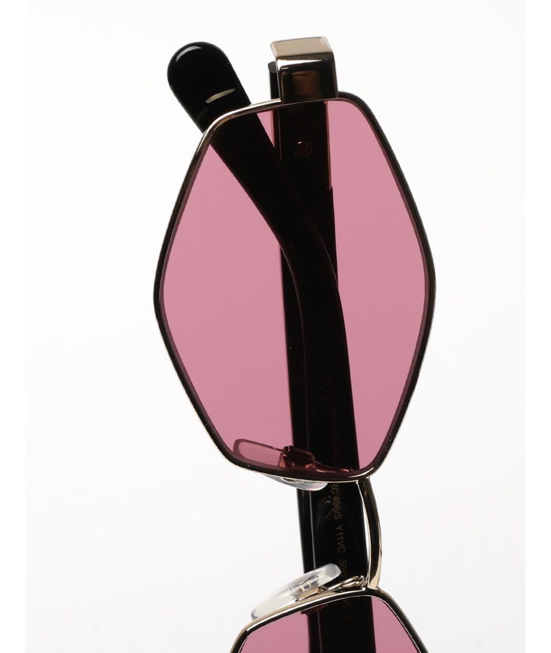 MARC JACOBS Розовые металлические солнцезащитные очки, фото 3