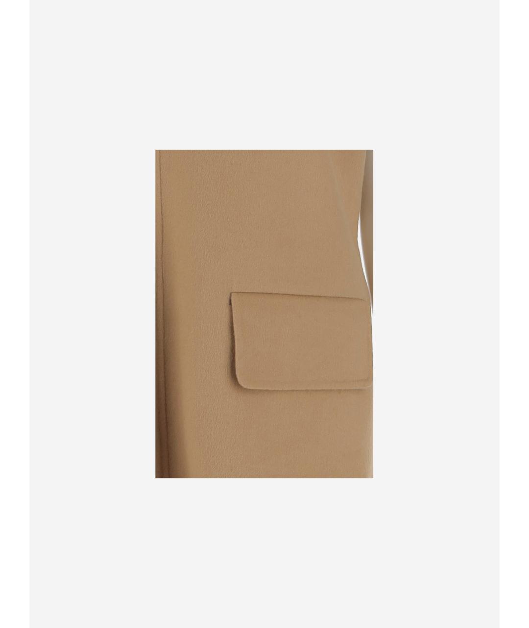 BY MALENE BIRGER Бежевый шерстяной жилет, фото 3