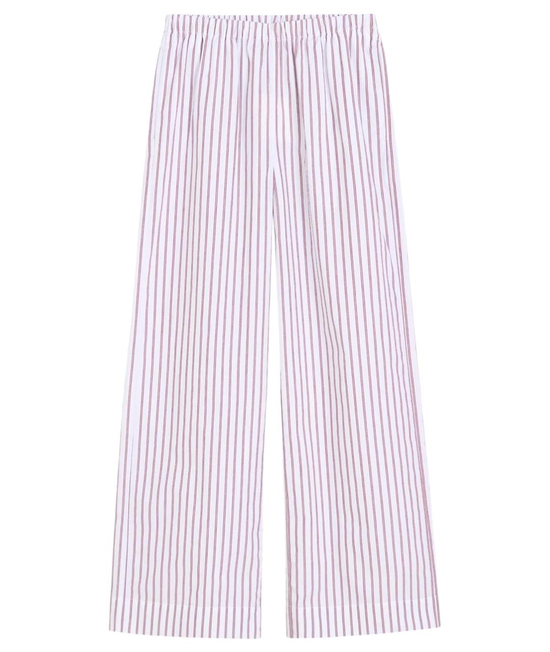 BY MALENE BIRGER Розовые хлопковые прямые брюки, фото 1