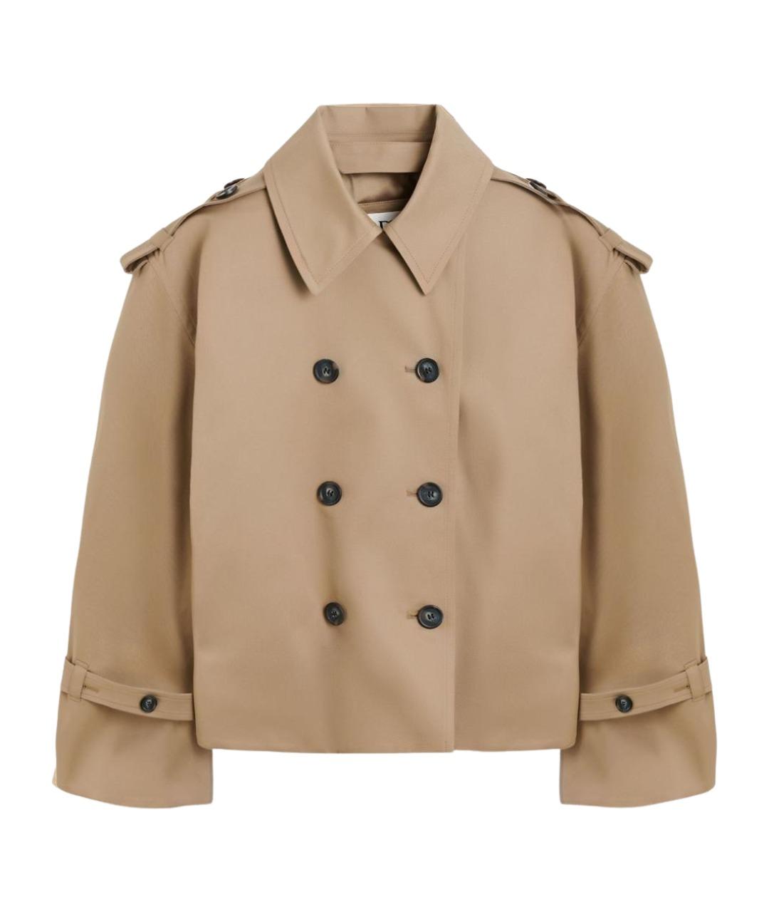 BY MALENE BIRGER Бежевый хлопковый тренч/плащ, фото 1