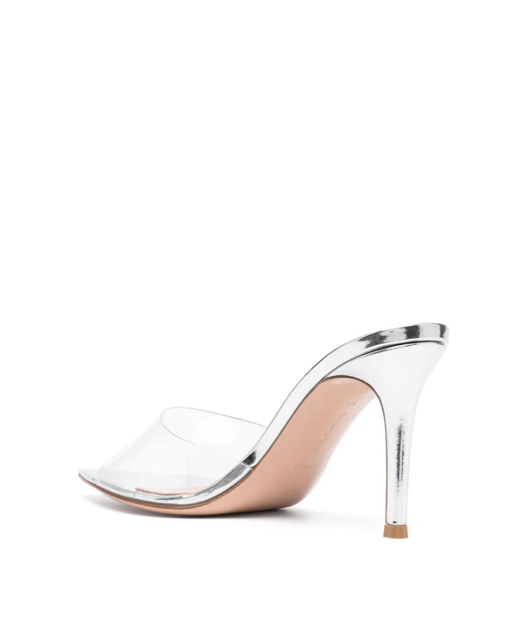 GIANVITO ROSSI Серебряные мюли, фото 3