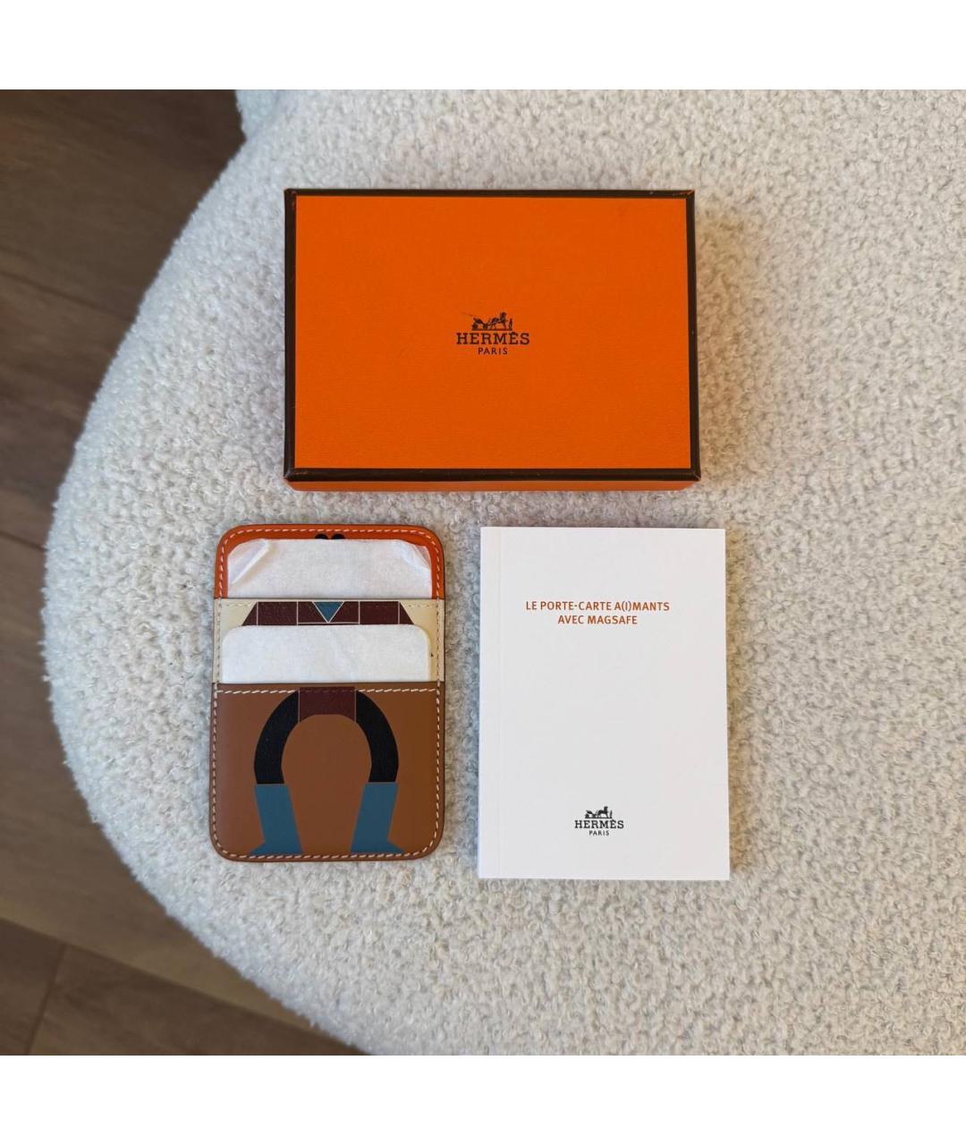 HERMES Мульти кожаный кардхолдер, фото 4