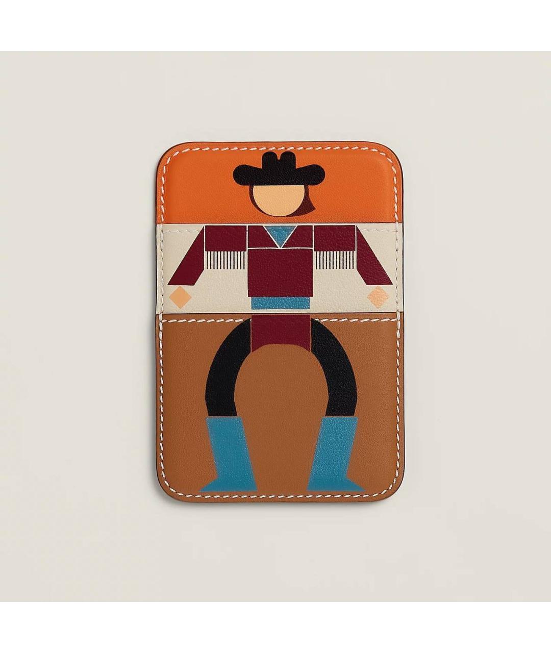 HERMES Мульти кожаный кардхолдер, фото 6