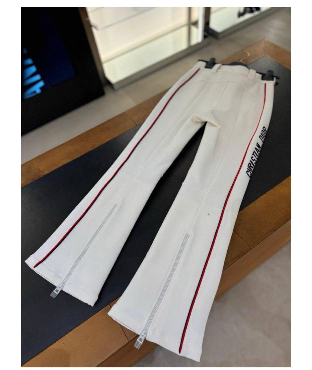 CHRISTIAN DIOR Белые полиамидовые спортивные брюки и шорты, фото 2