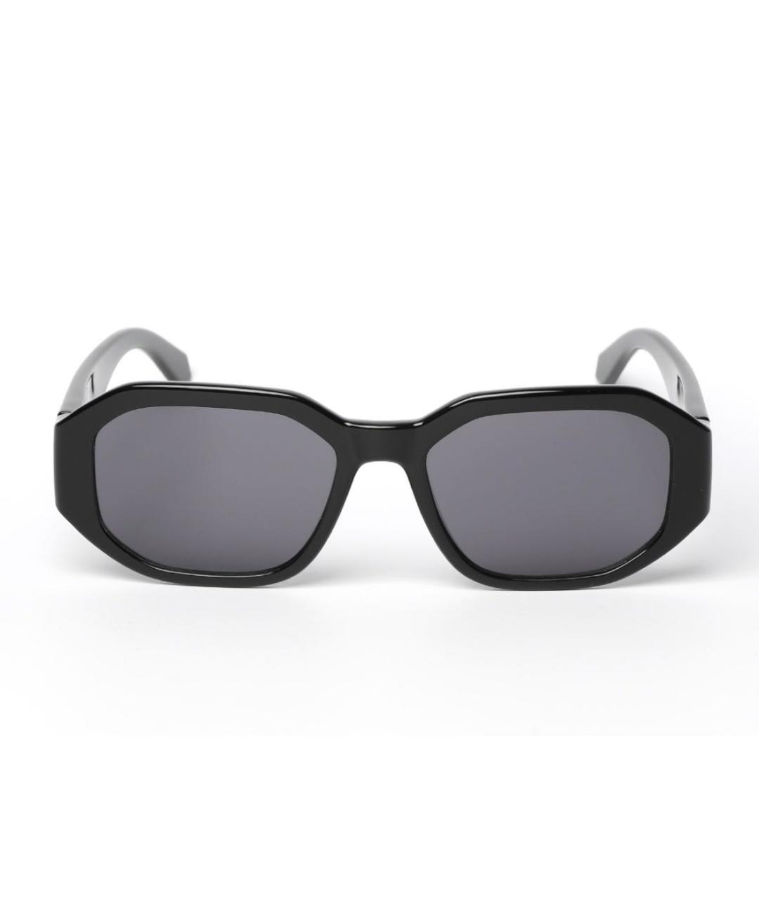 CALVIN KLEIN Черные пластиковые солнцезащитные очки, фото 9