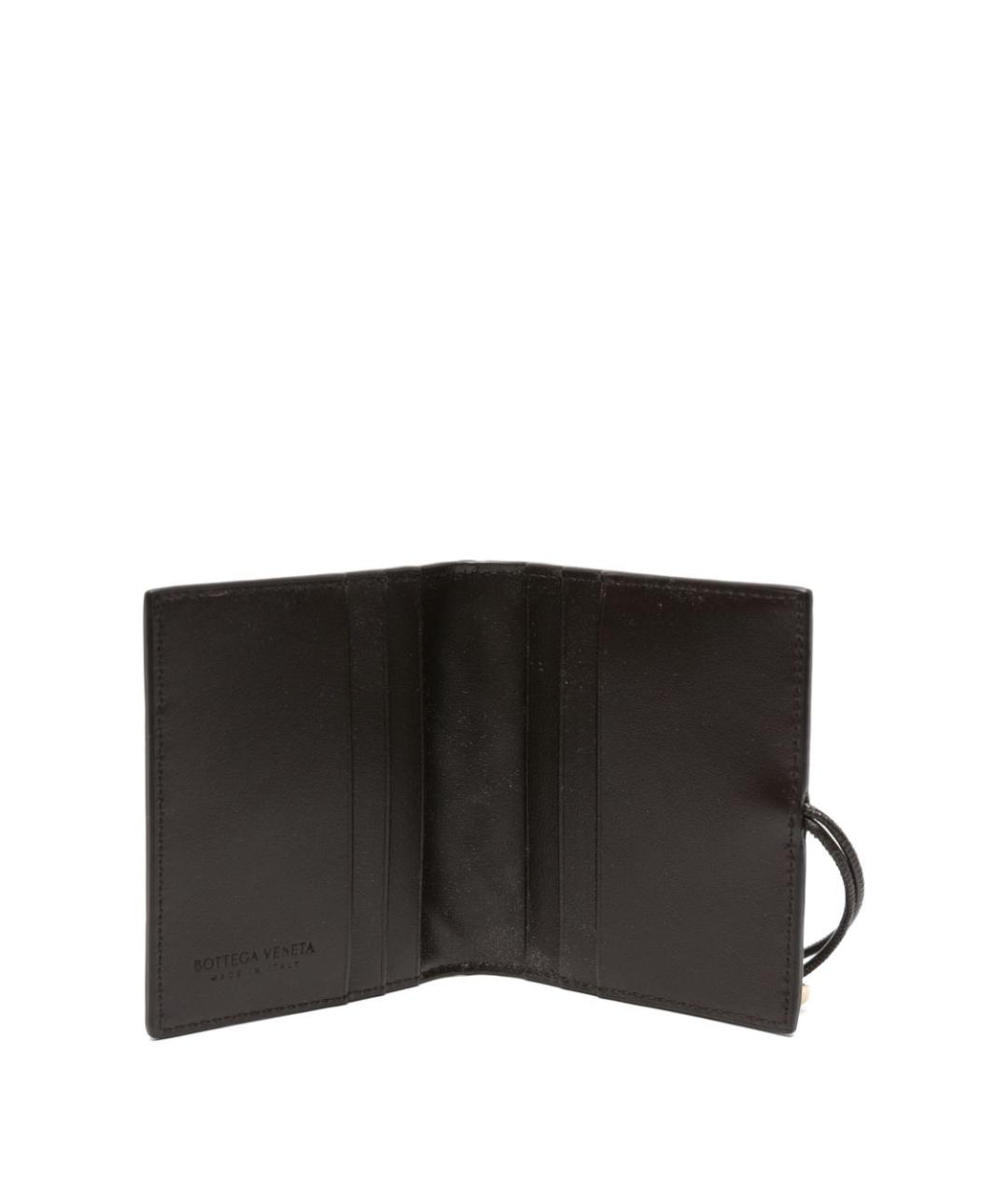 BOTTEGA VENETA Коричневый кожаный кошелек, фото 3