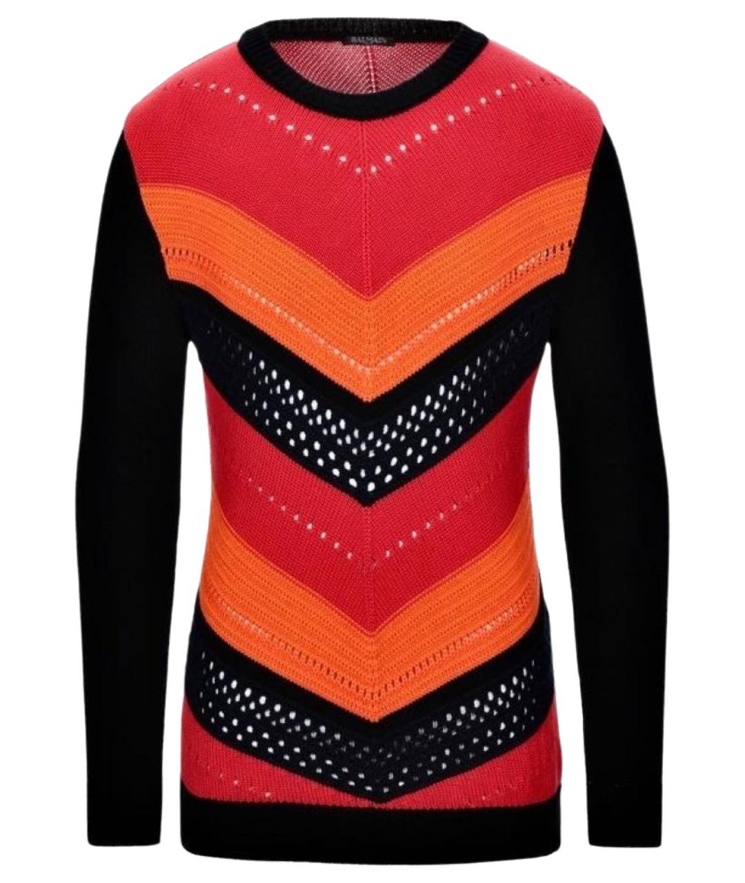 BALMAIN Мульти хлопковый джемпер / свитер, фото 1