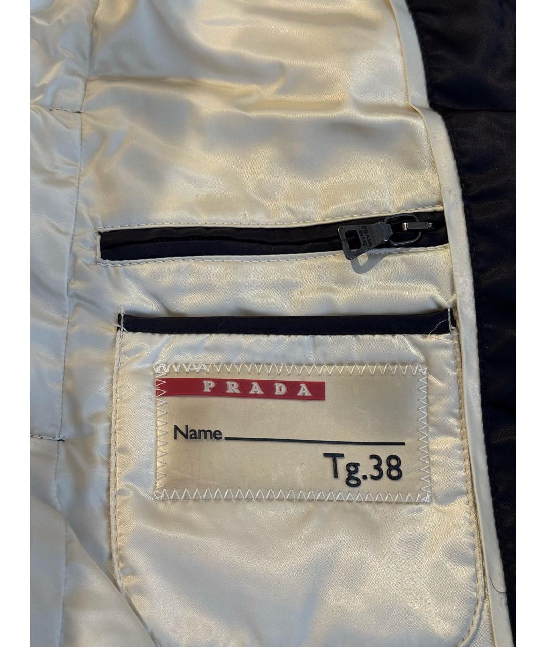 PRADA Черный пуховик, фото 4