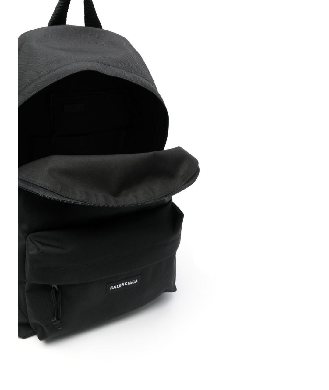 BALENCIAGA Черный синтетический рюкзак, фото 2