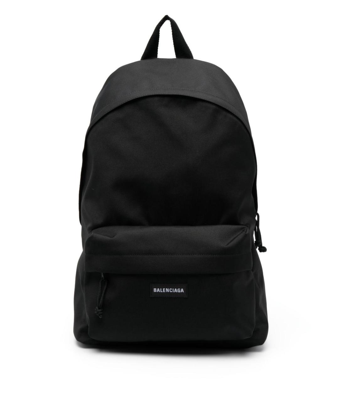 BALENCIAGA Черный синтетический рюкзак, фото 1