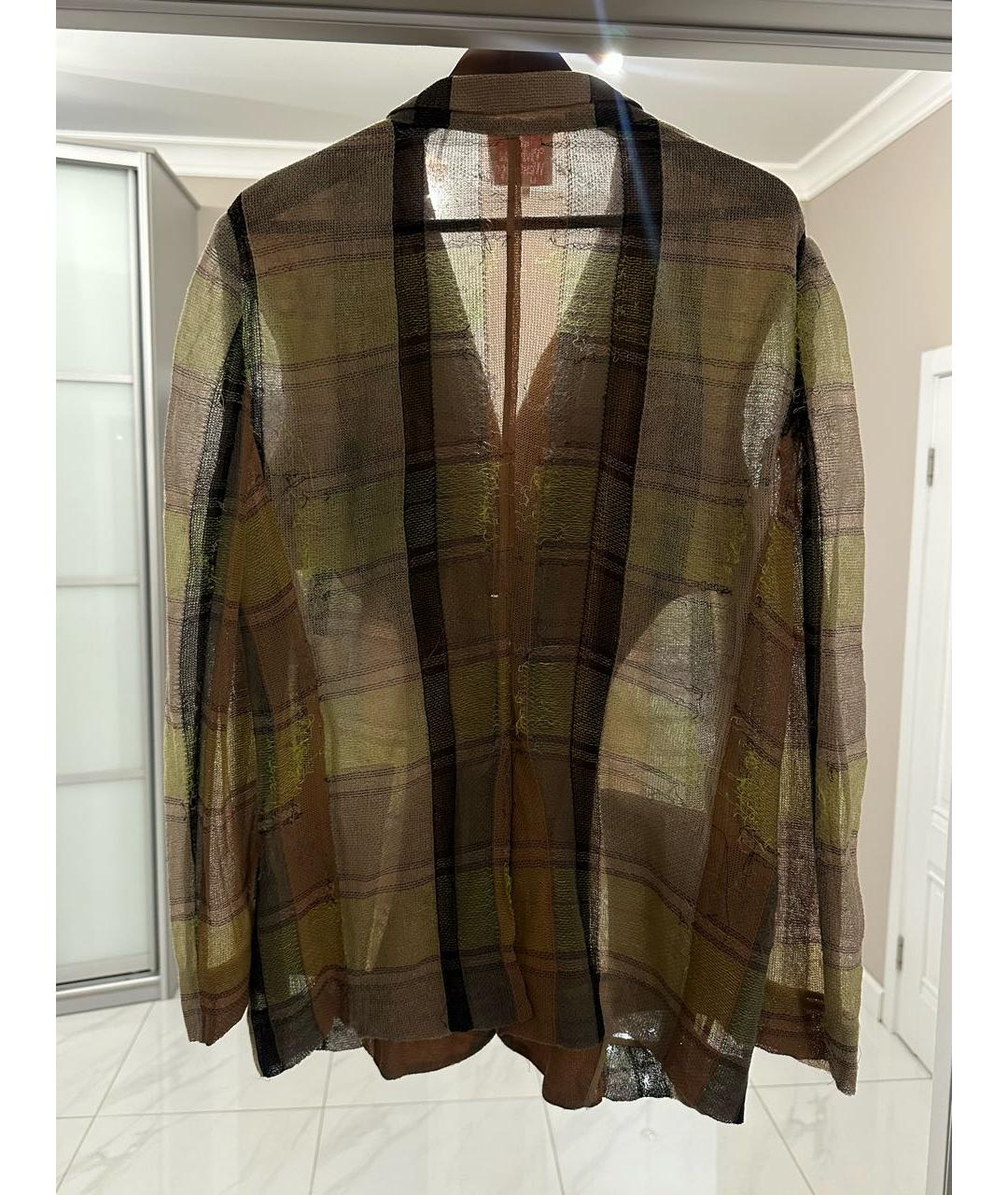 VIVIENNE WESTWOOD Горчичный льняной пиджак, фото 3