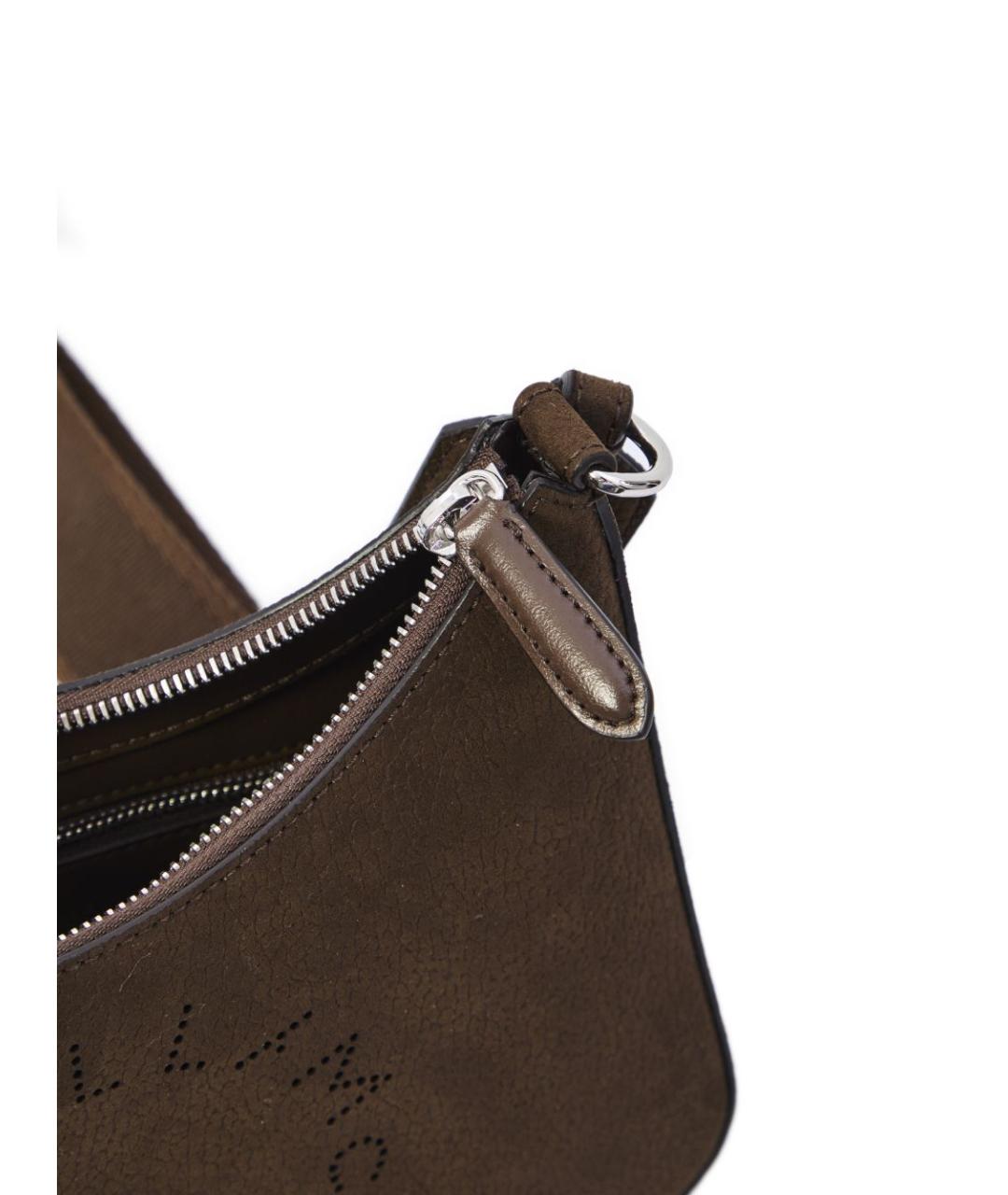 STELLA MCCARTNEY Коричневая сумка через плечо из искусственной кожи, фото 4