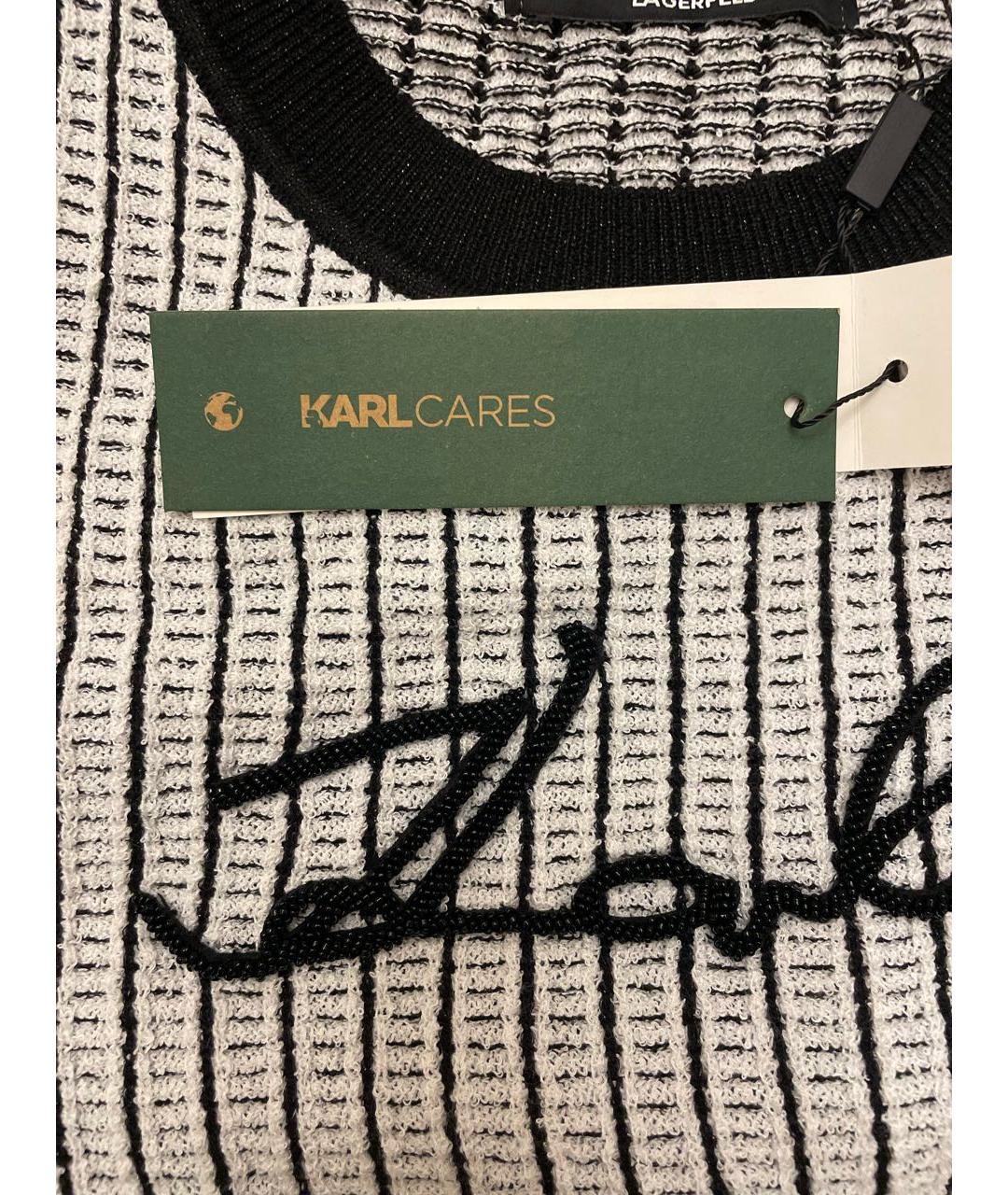 KARL LAGERFELD Белый джемпер / свитер, фото 6