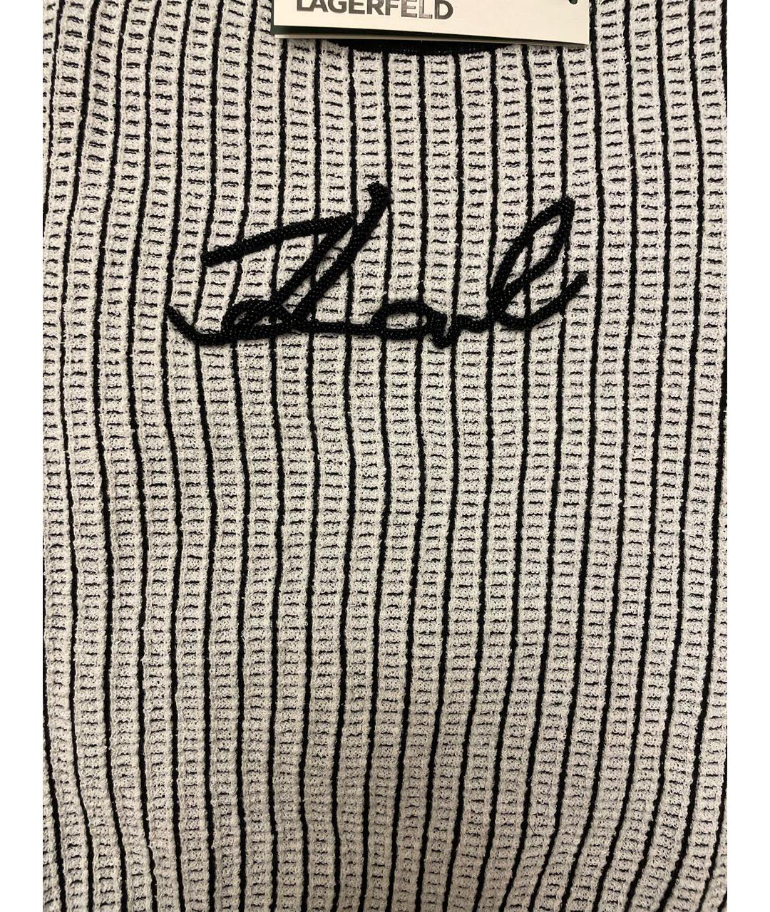 KARL LAGERFELD Белый джемпер / свитер, фото 4