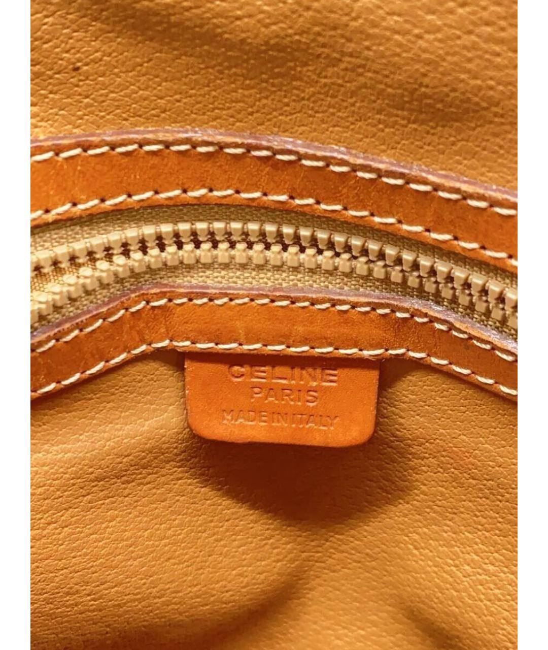 CELINE Коричневая сумка с короткими ручками, фото 6