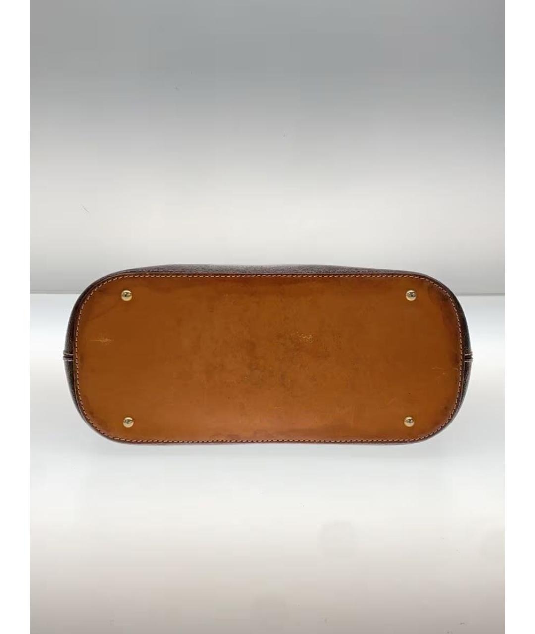 CELINE Коричневая сумка с короткими ручками, фото 5