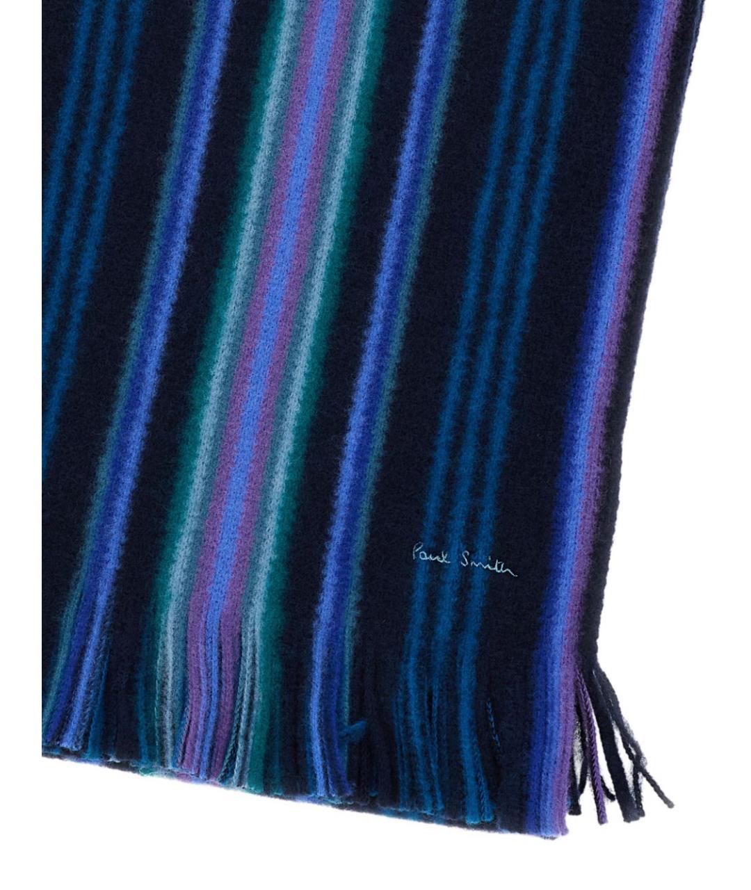 PAUL SMITH Мульти шерстяной шарф, фото 2