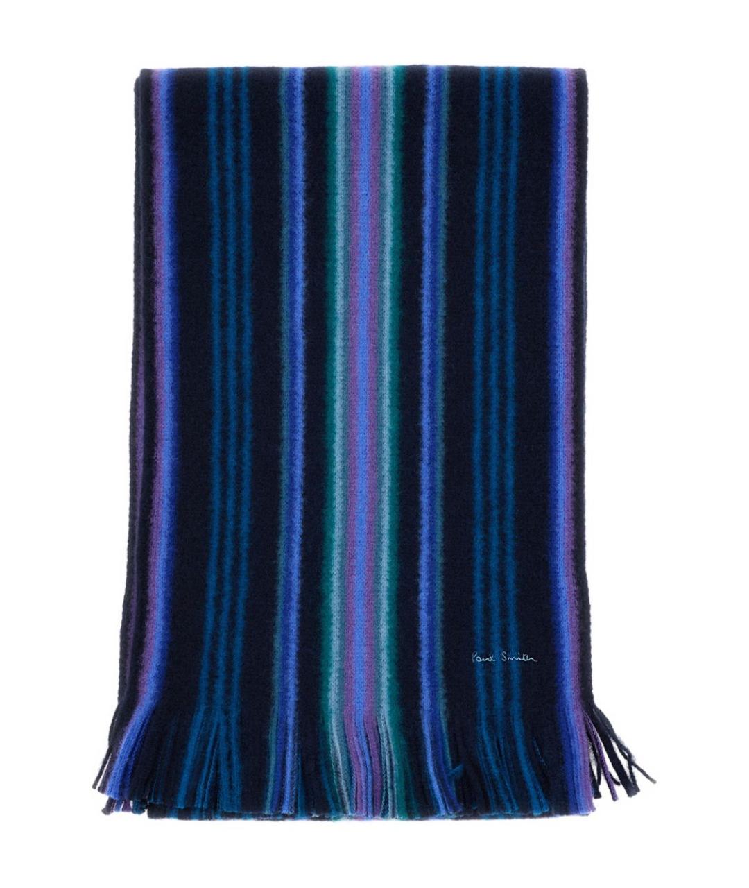 PAUL SMITH Мульти шерстяной шарф, фото 1