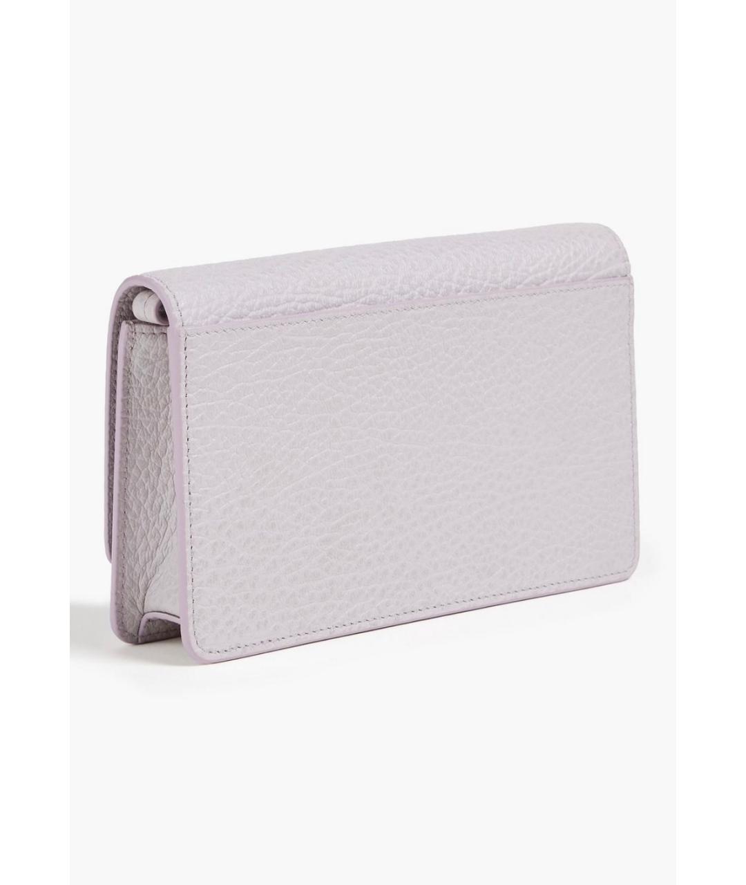 MAISON MARGIELA Фиолетовая кожаная сумка через плечо, фото 2