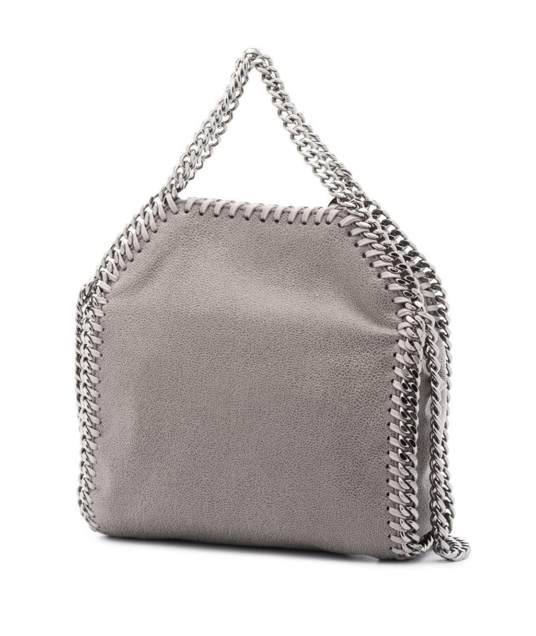STELLA MCCARTNEY Серая сумка через плечо из искусственной кожи, фото 5