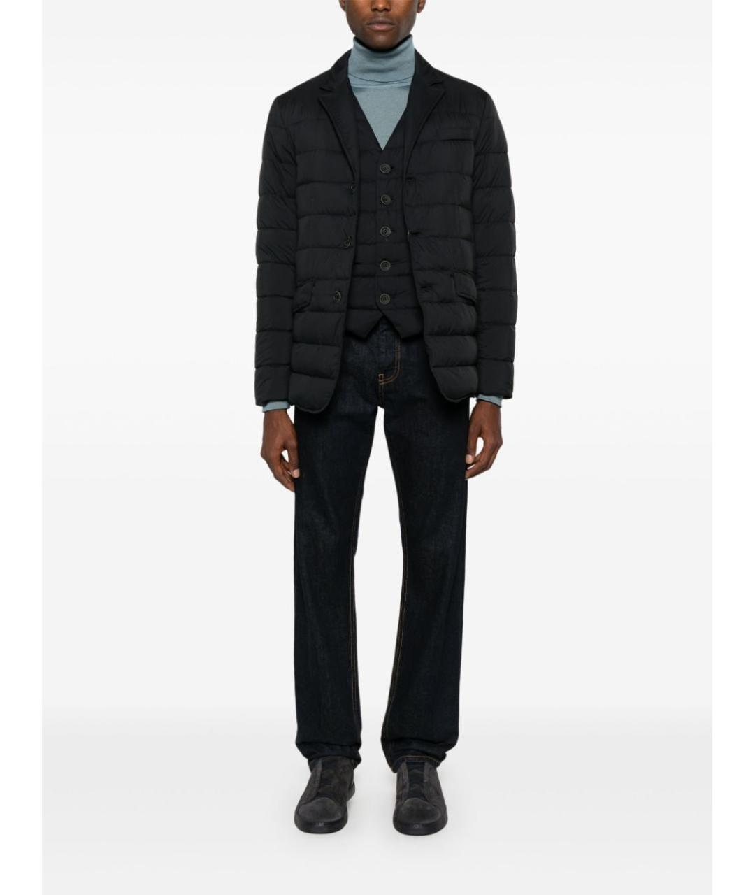 HERNO Черный полиамидовый жилет, фото 5