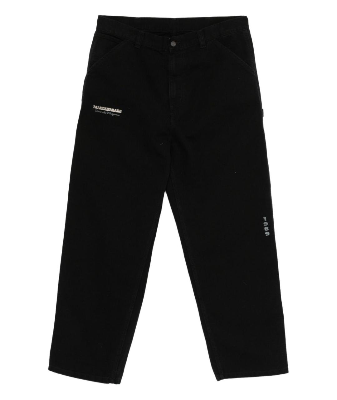 CARHARTT WIP Черные хлопковые повседневные брюки, фото 1