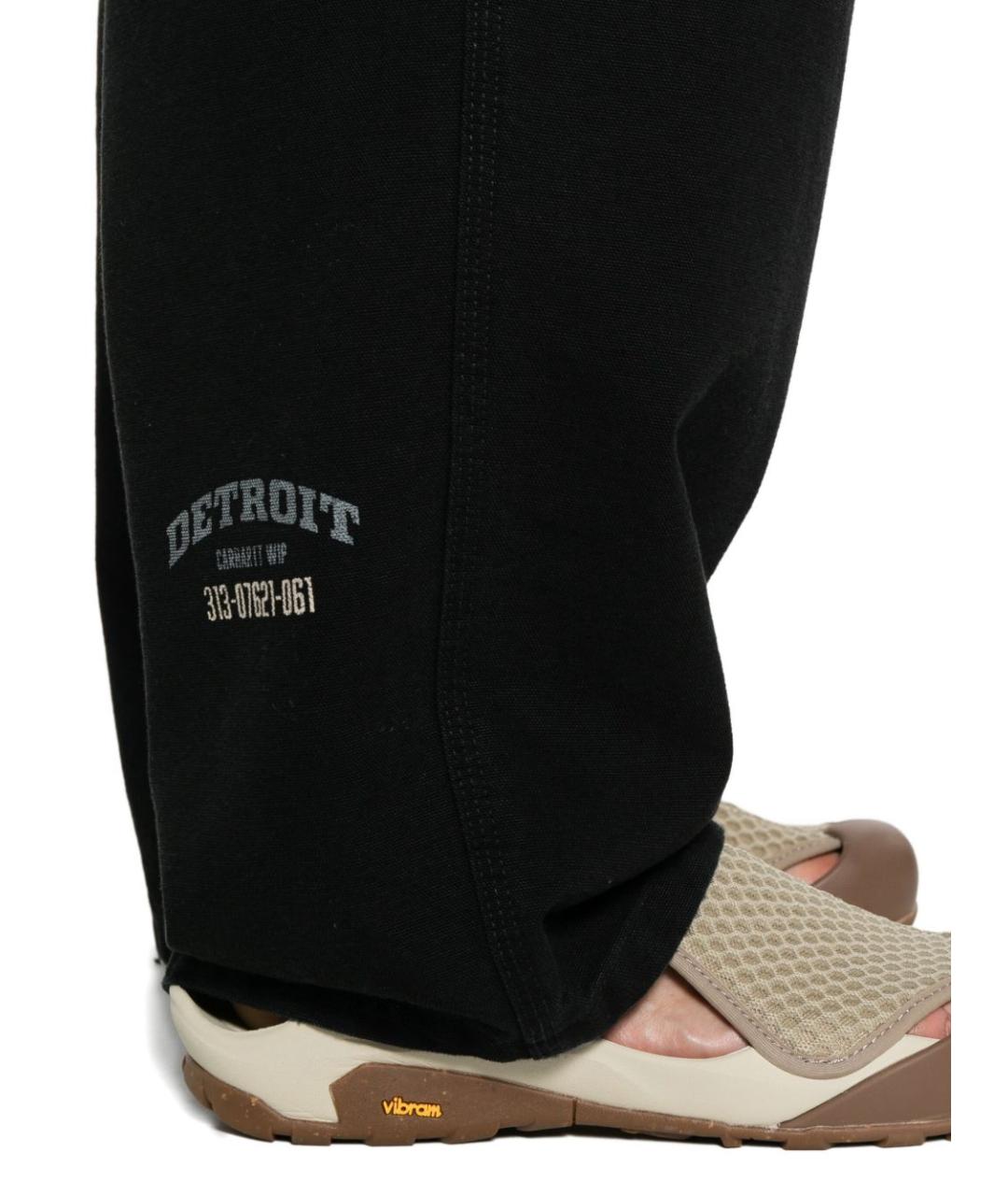 CARHARTT WIP Черные хлопковые повседневные брюки, фото 5