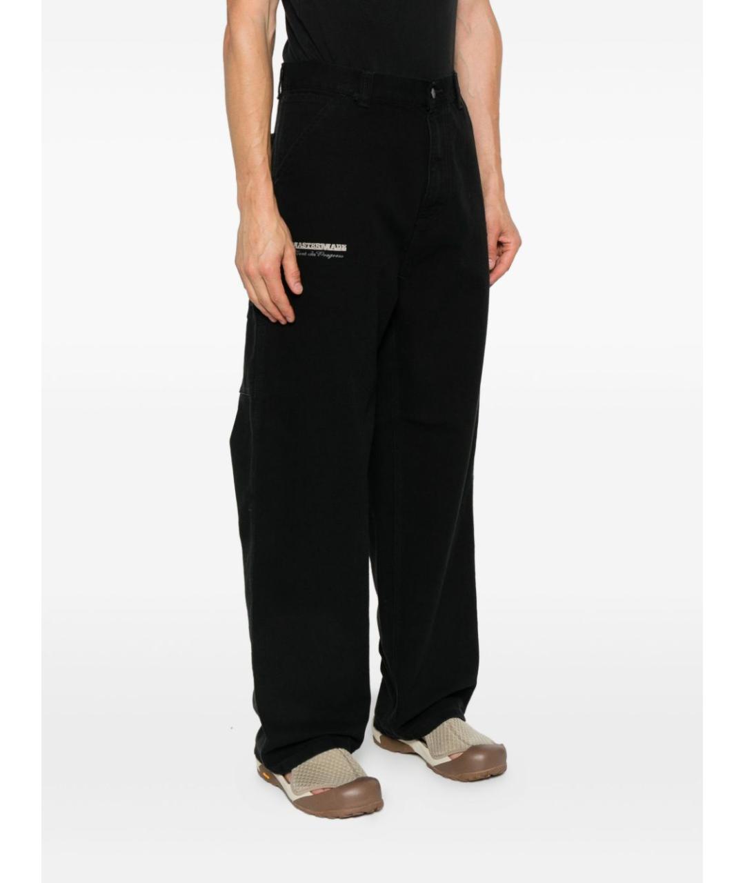 CARHARTT WIP Черные хлопковые повседневные брюки, фото 2