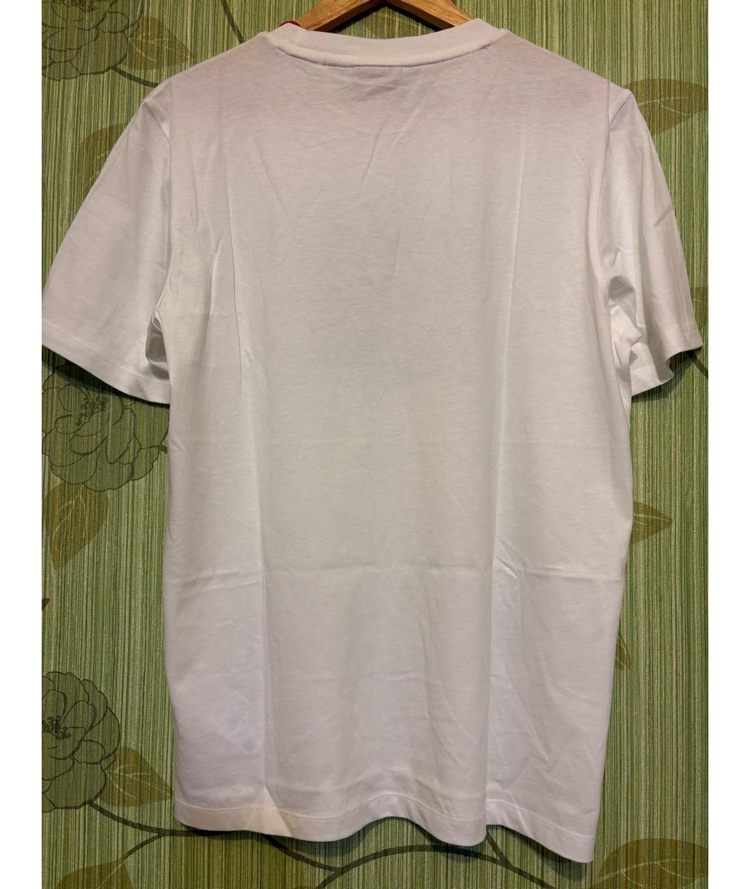 HUGO Белая хлопковая футболка, фото 2