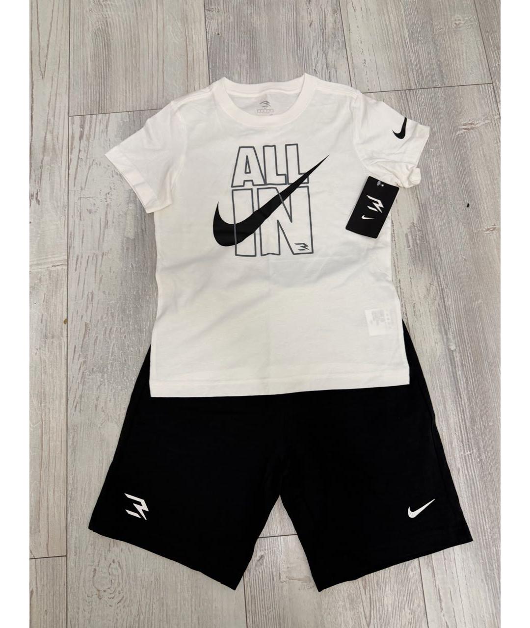 NIKE KIDS Белый хлопковый комплект, фото 3
