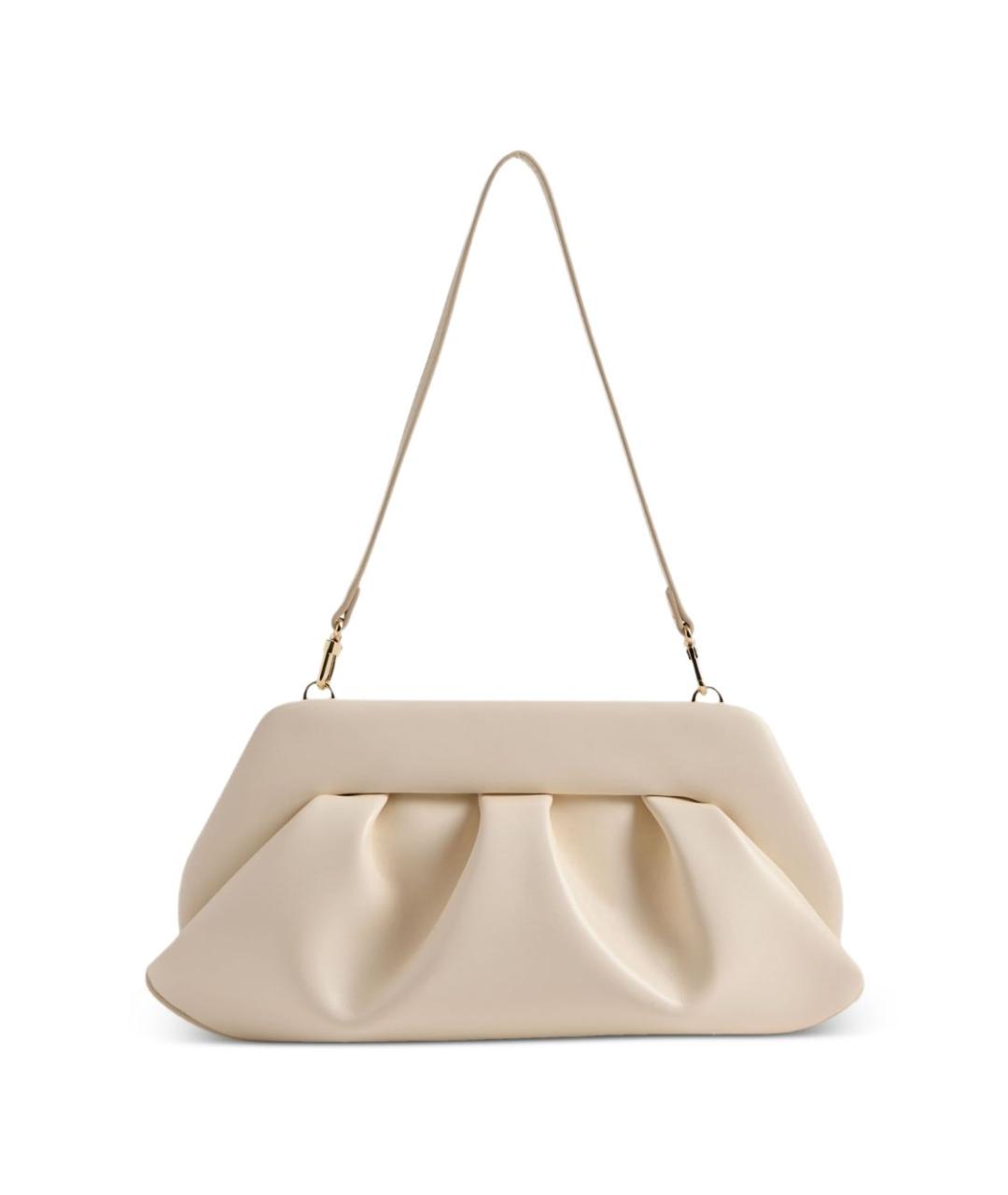THEMOIRE Бежевая сумка через плечо из искусственной кожи, фото 1