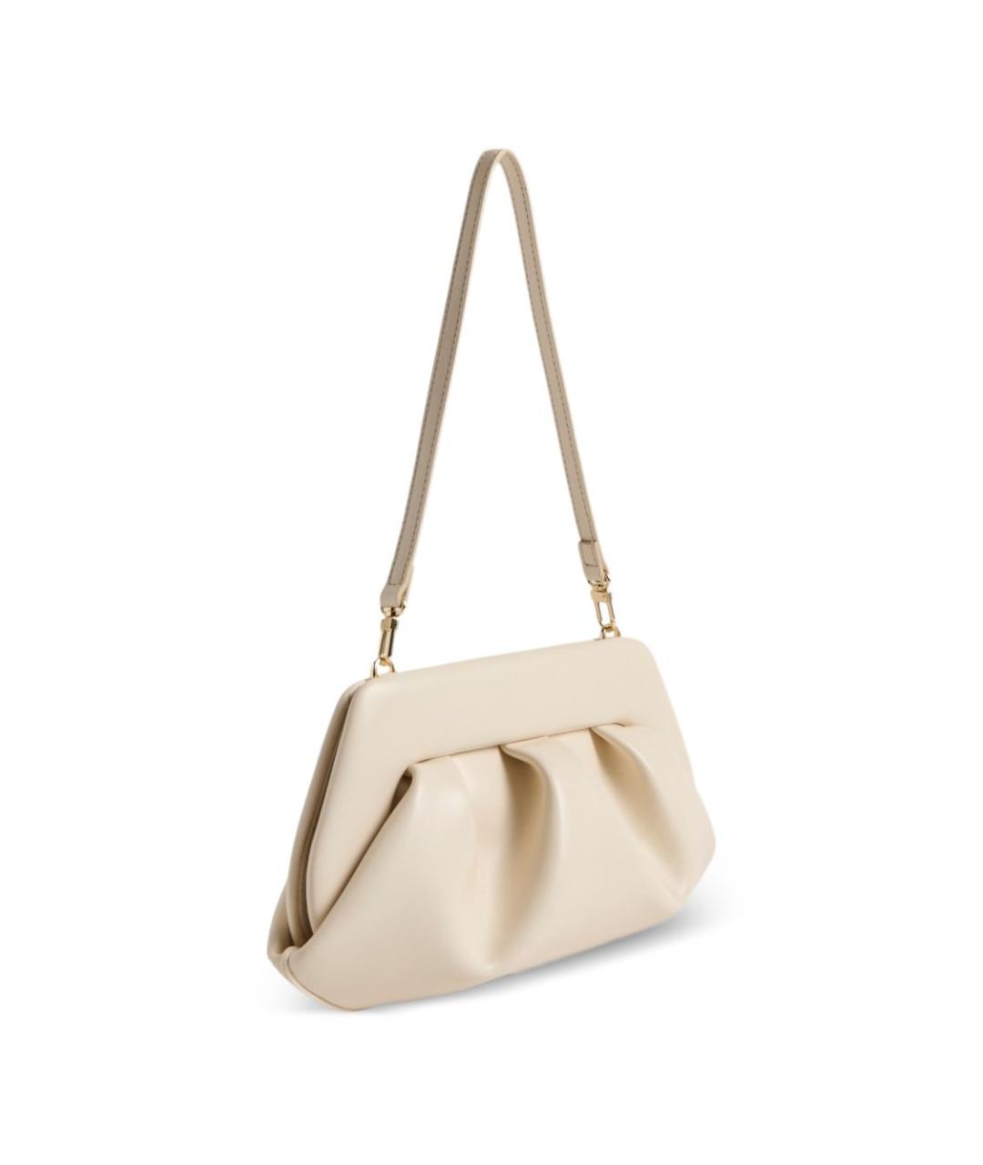 THEMOIRE Бежевая сумка через плечо из искусственной кожи, фото 2