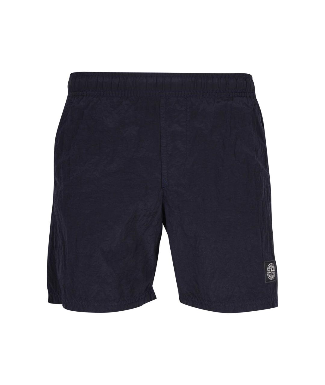 STONE ISLAND Синие полиамидовые плавки, фото 1
