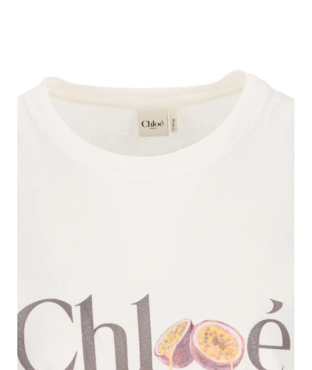 CHLOE Хлопковая футболка, фото 4