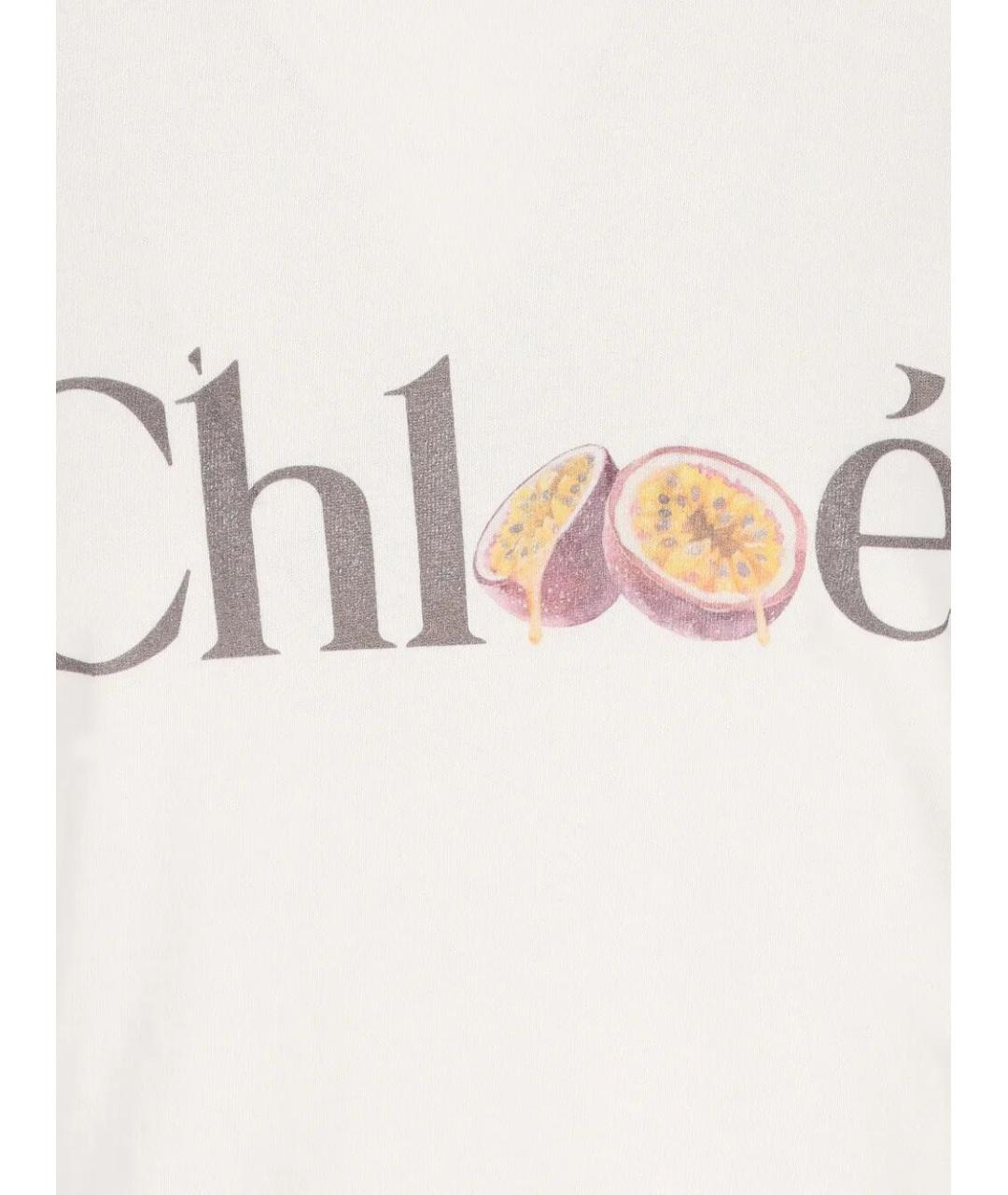 CHLOE Хлопковая футболка, фото 3